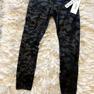 RBX Black Camo Print Leggings